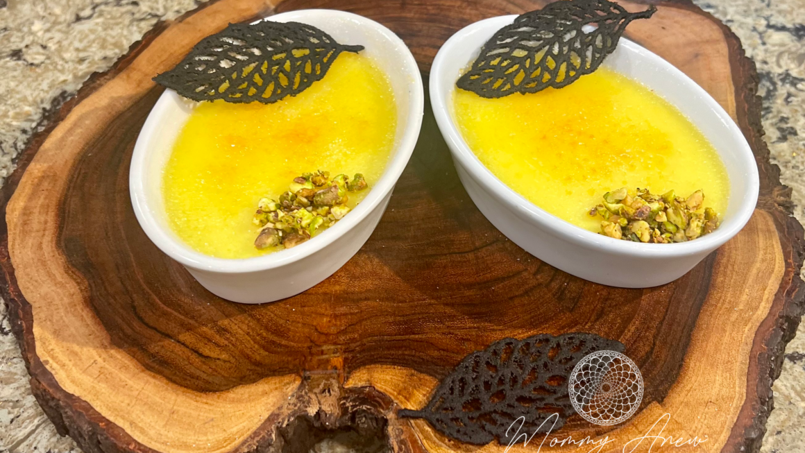 Best Ever Pistachio Creme Brulee